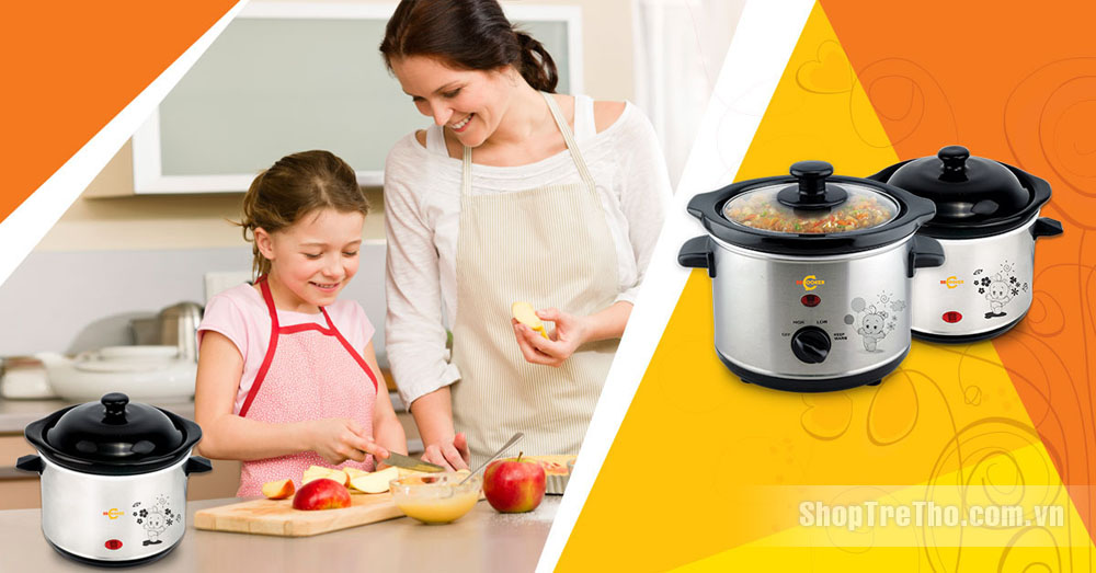 Nồi nấu chậm đa năng Hàn Quốc BBCooker loại nhỏ 0.7L