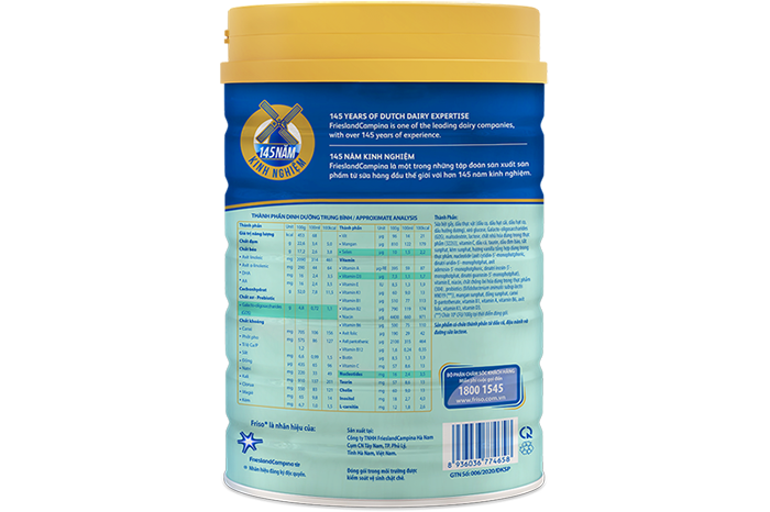Sua Friso Gold 850g so 4