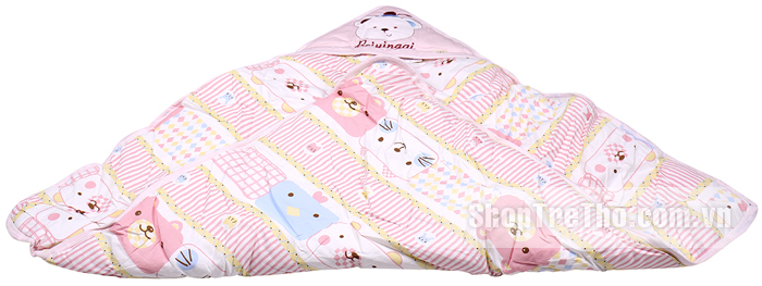 Chăn ủ cho bé 5103 màu hồng