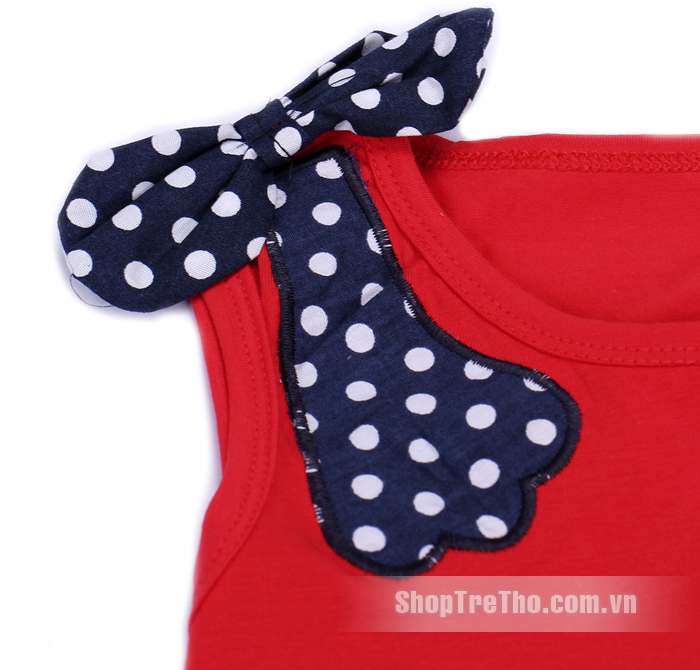 Áo ba lỗ điệu đà cho bé gái size S6
