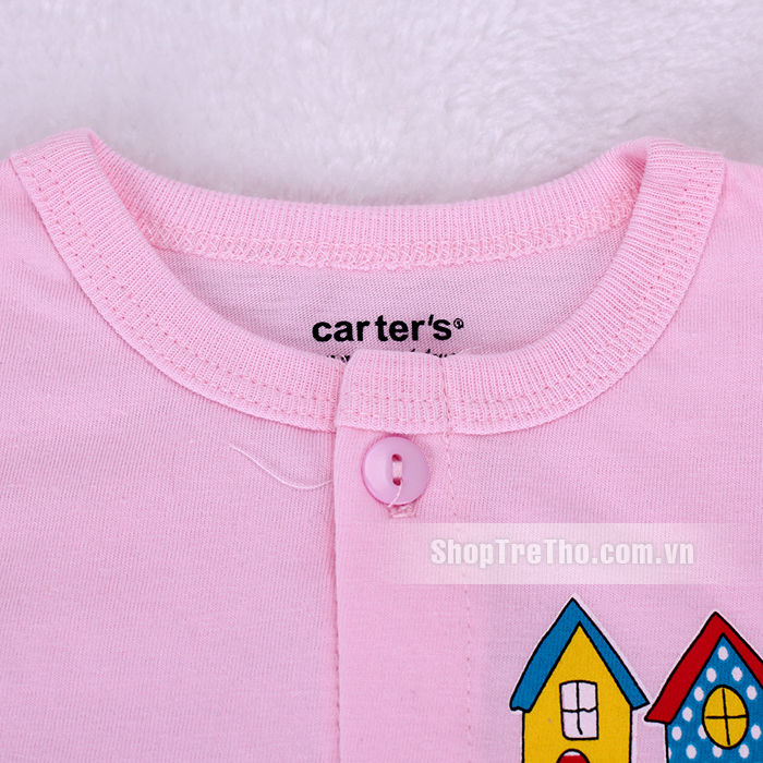 chi tiết cổ áo sơ sinh carter