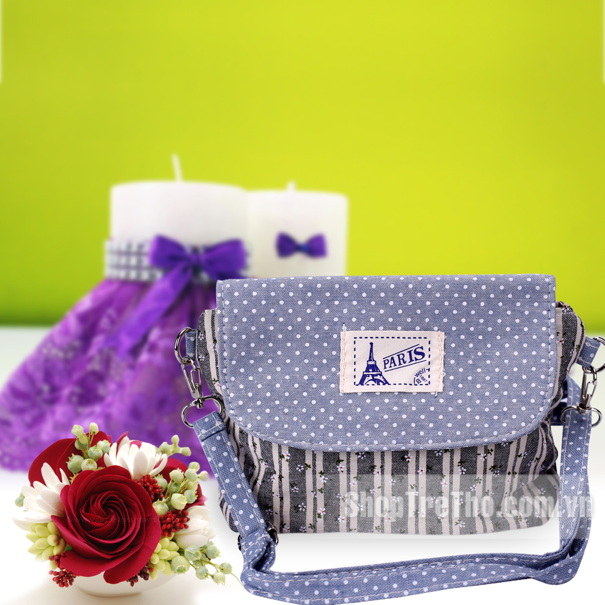 túi đeo chéo handmade loại nhỏ T19
