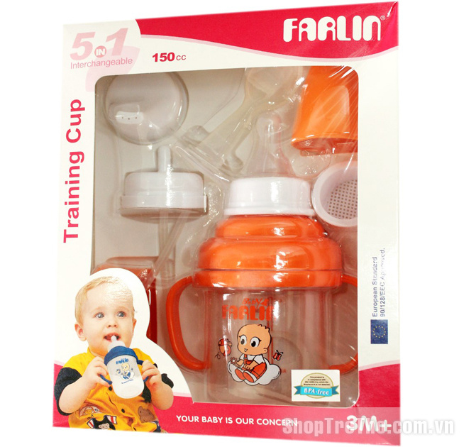 Bộ cốc tập uống đa năng Farlin BF-187