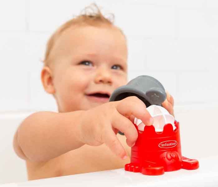 Đồ chơi cốc xếp chồng & nhà tắm Infantino 205039