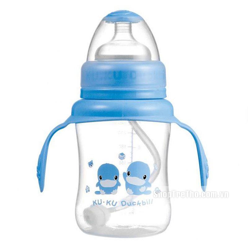 Bình uống nước có tay cầm nhựa PP 240ml