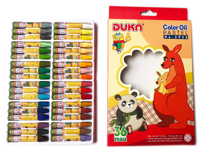 Bút sáp dầu 36 màu Duka No.3936