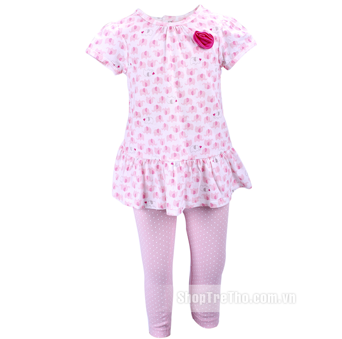 Bộ áo váy và quần Thái 10 voi