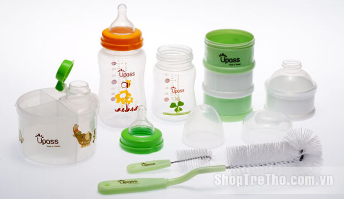Hộp chia sữa Upass BPA free loại tròn UP8005C