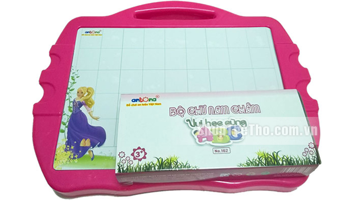 Bảng chữ nam châm hồng No.161
