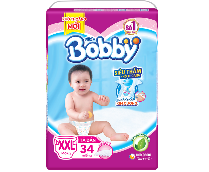 Tã dán Bobby XXL34