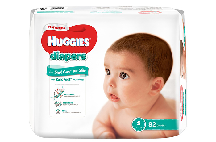 tã dán cao cấp Huggies Platinum S82 (4-8kg)