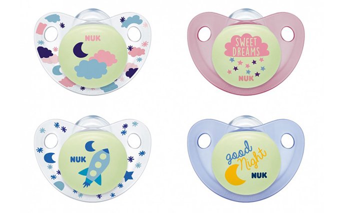 Ty ngậm Nuk Night/Day silicone NU48149, NU48150 (0m+)