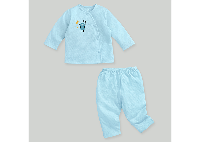 Bộ cài lệch dài tay Lullaby NH659P (xanh)