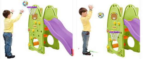 Cầu trượt bóng rổ đơn CCOMO Y1221