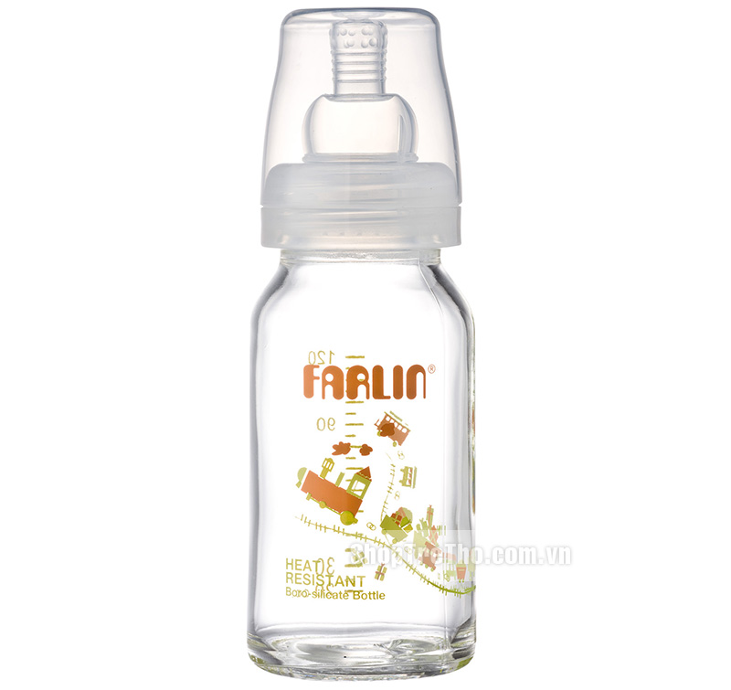 Bình sữa thủy tinh Farlin 120ml TOP-808G 