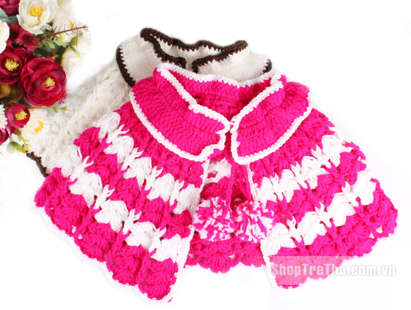 Áo choàng len handmade cho bé 060 nhiều màu