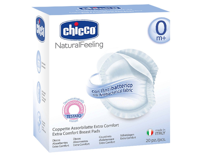 Miếng lót thấm sữa chống khuẩn Chicco (20 miếng)