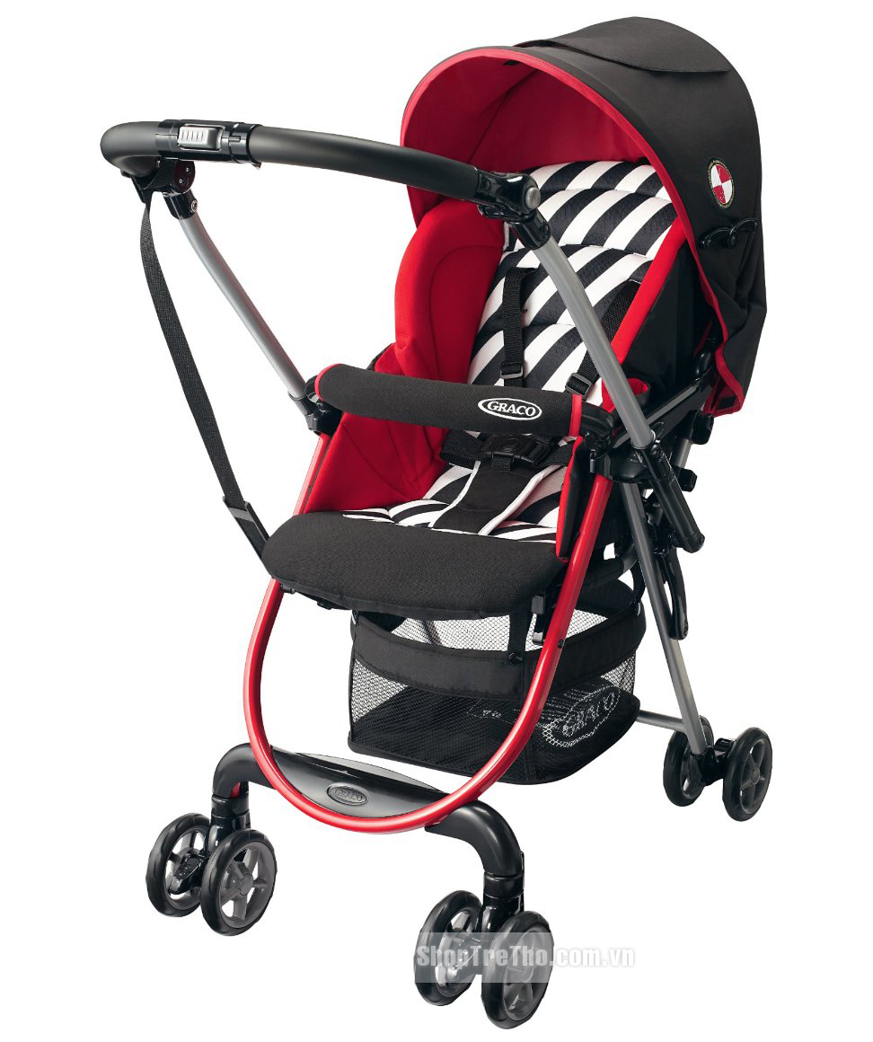 Xe đẩy Graco CitiLite đỏ sọc đen