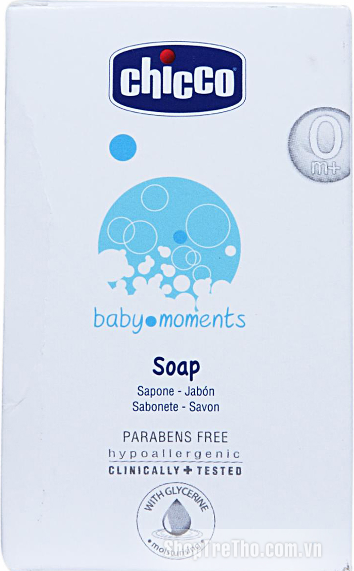 Xà bông dưỡng ẩm chứa Glycerin 0M+ Chicco 