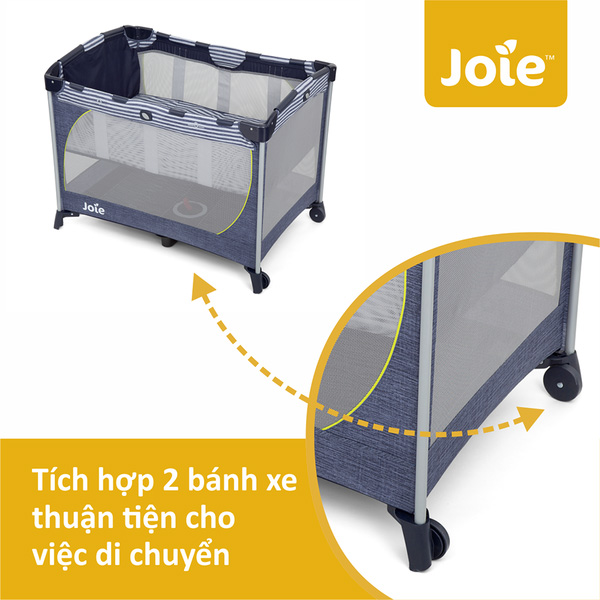 Giường cũi trẻ em Joie Commuter Change Petite City