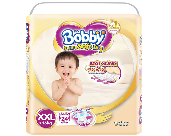 Bỉm dán Extra Soft Dry XXL24