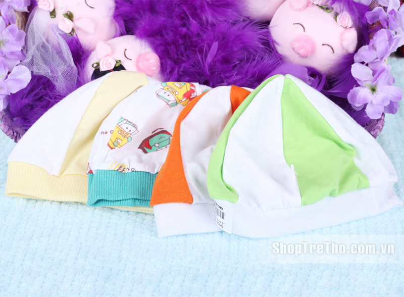 Mũ chụp dành cho bé sơ sinh Piggy nhiều màu sắc