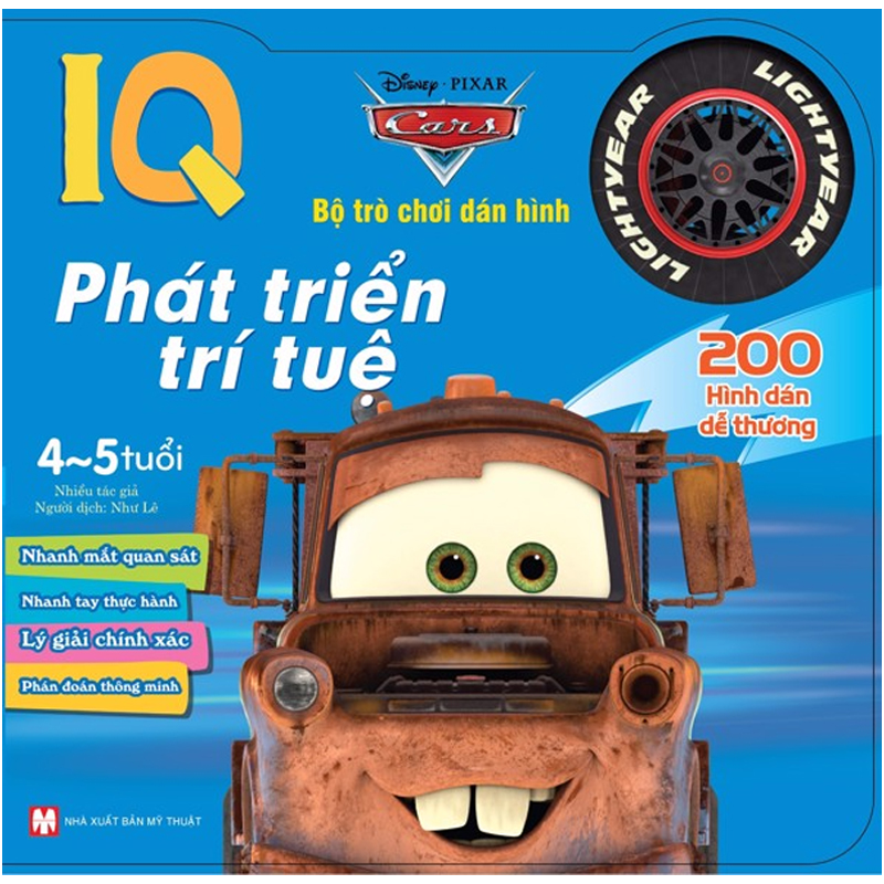 bộ trò chơi dán hình IQ - phát triển trí tuệ 4 đến 5 tuổi