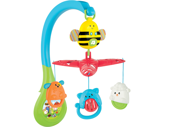 Đồ chơi treo nôi cũi hình động vật có nhạc Winfun 0856