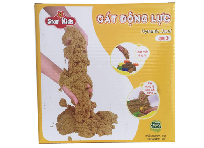 Cát động lực Star Kids K303 màu vàng