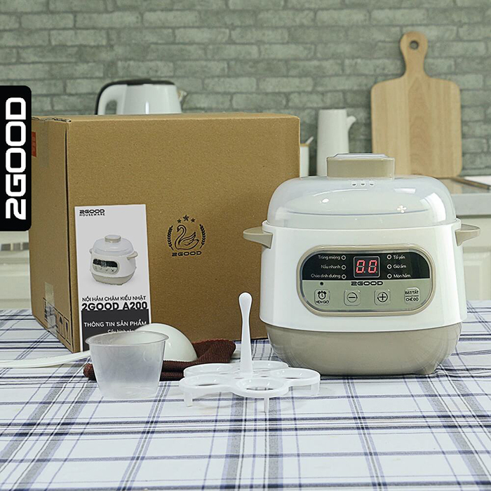 Nồi hầm cháo cách thủy 2Good A200 (1L) 