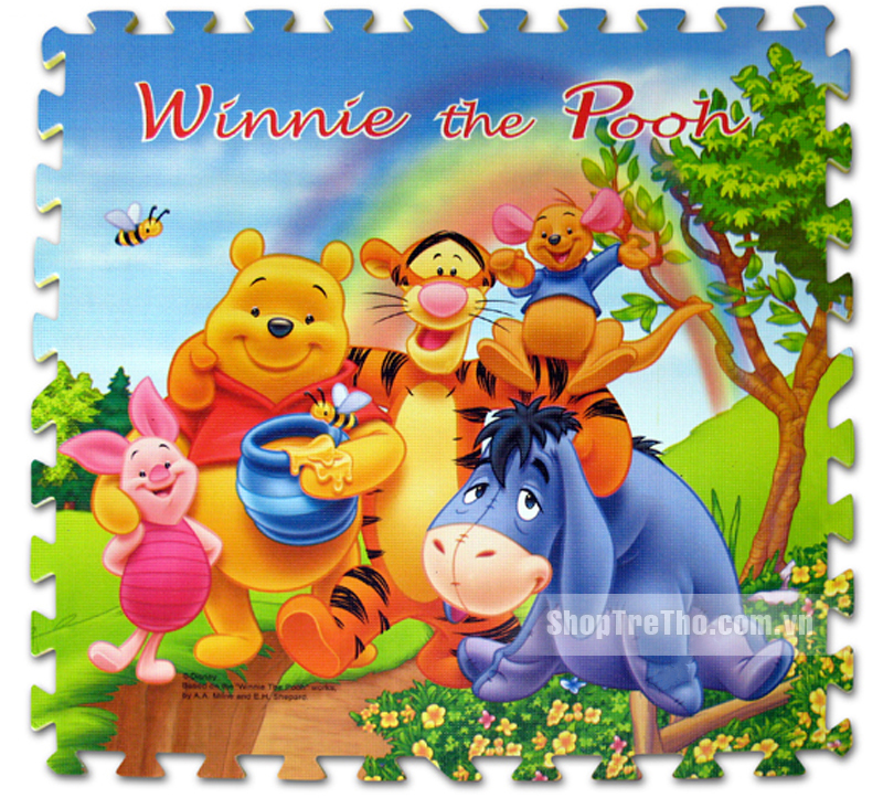 Thảm Disney trải sàn cho bé (4 miếng)