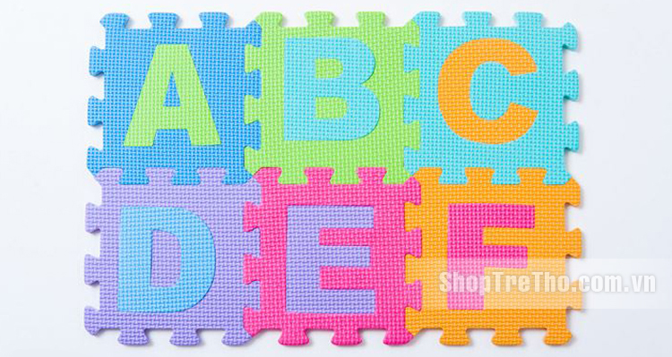 Thảm ghép PAPA( bộ 26 miếng ghép chữ A-Z) FL003
