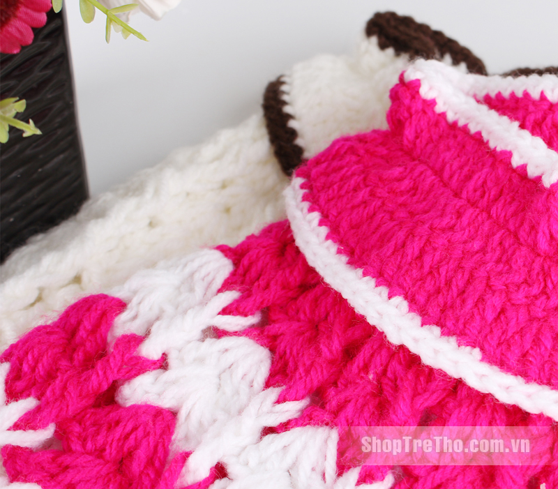 Áo choàng len handmade cho bé 060 nhiều màu
