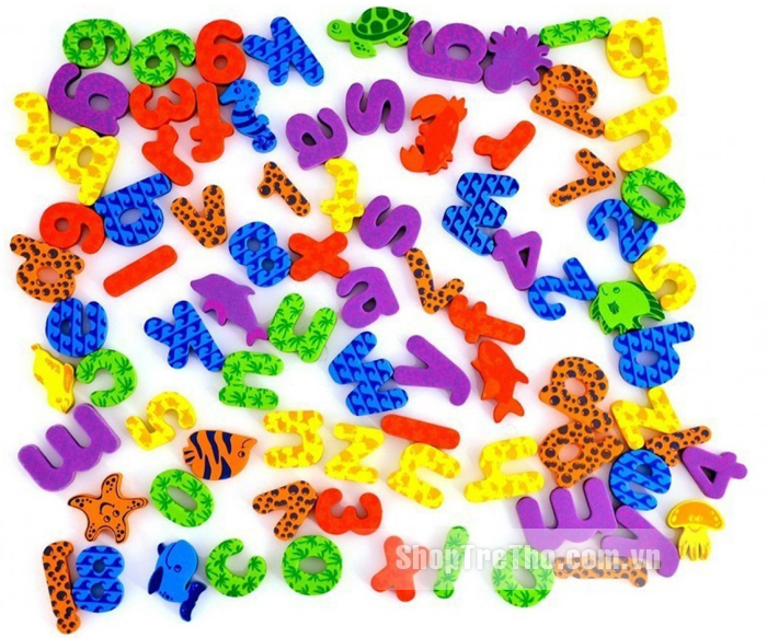Bộ hình và chữ số xốp Munchkin 11022