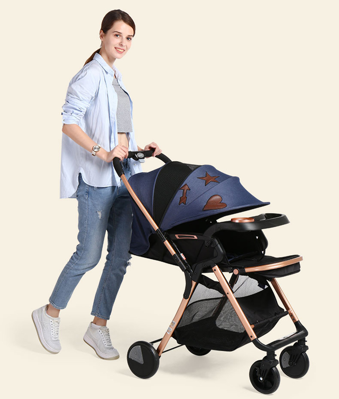 Xe đẩy 2 chiều QK1 (nhiều màu) 
