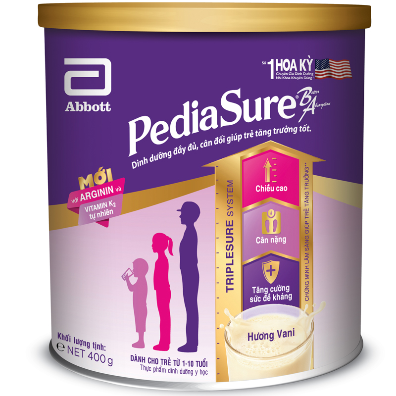 Sữa PediaSure BA hương vani 400g