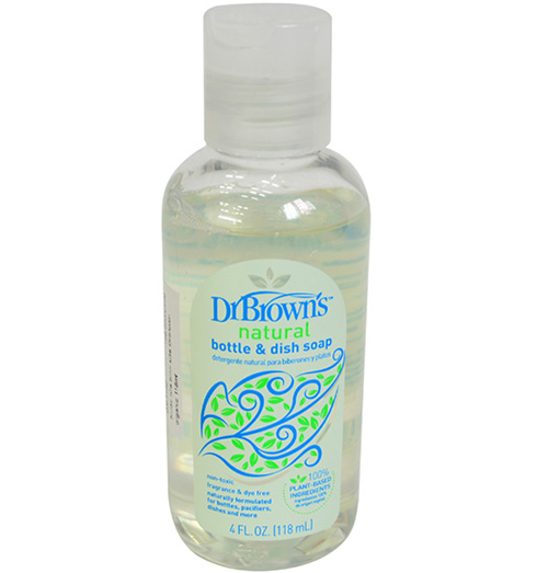 Nước rửa bình sữa organic Dr Brown's 118ml