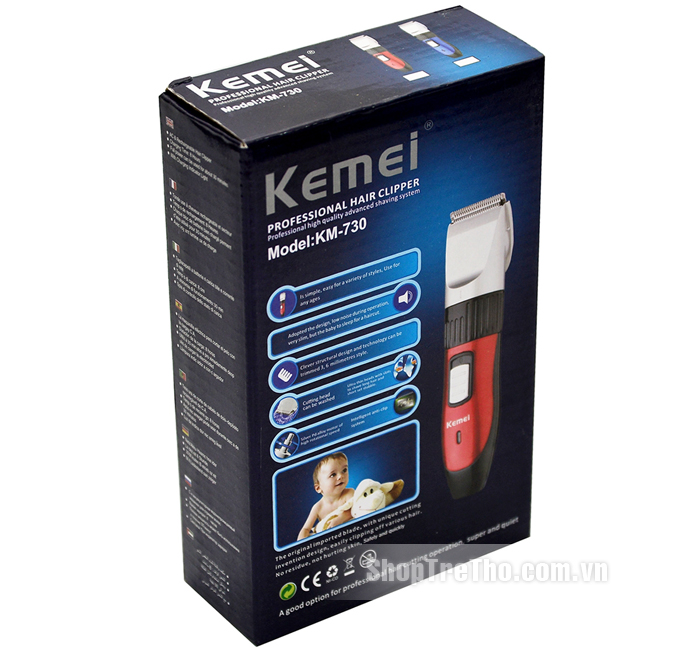 Tông đơ cắt tóc trẻ em KEMEI 730