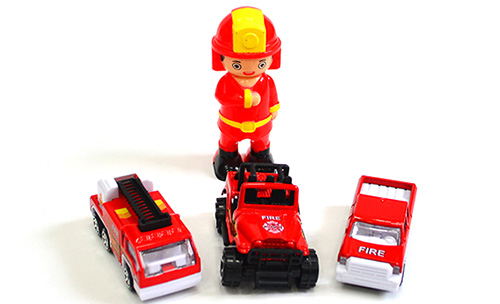 Xe pin cảnh sát cứu hỏa 660