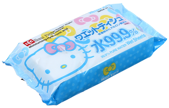 Giấy ướt LEC Hello Kitty SS232 (gói 80 ​​tờ x 3)