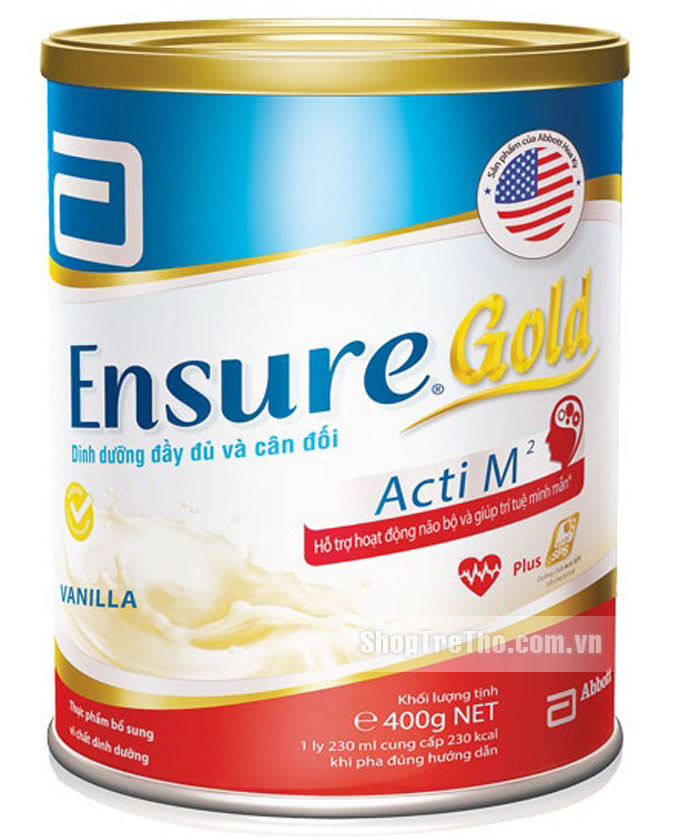 Sữa Abbott Ensure gold Acti M2 400g