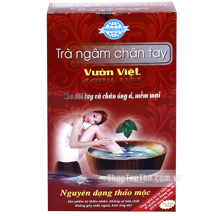 Trà ngâm chân tay Vườn Việt