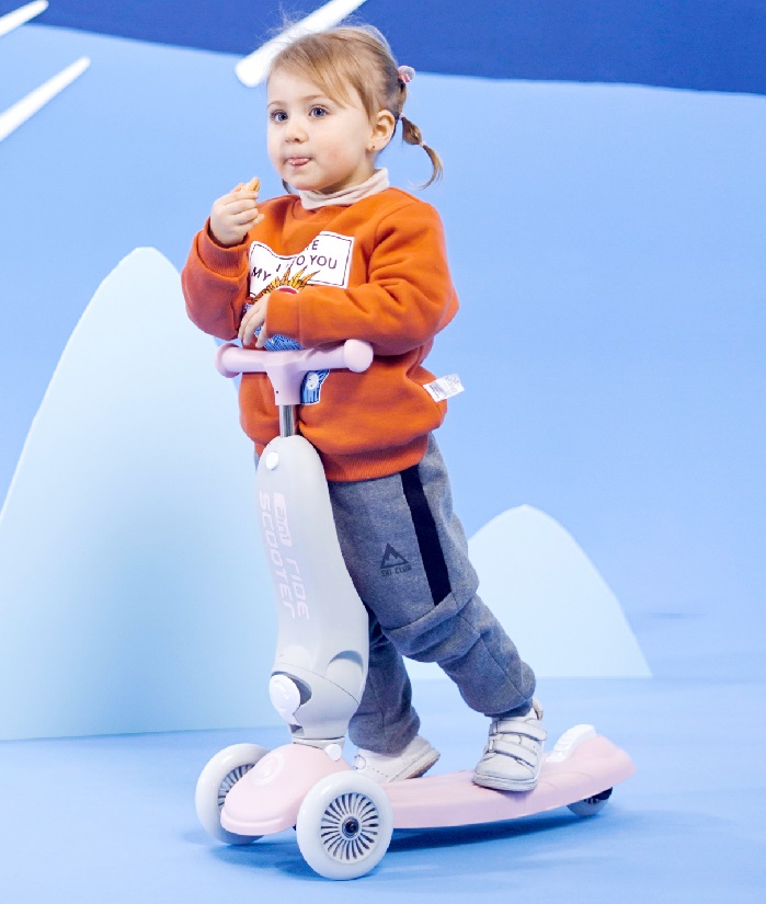 Xe trượt Scooter, xe chòi chân cho bé 2 in1 Luddy 1002