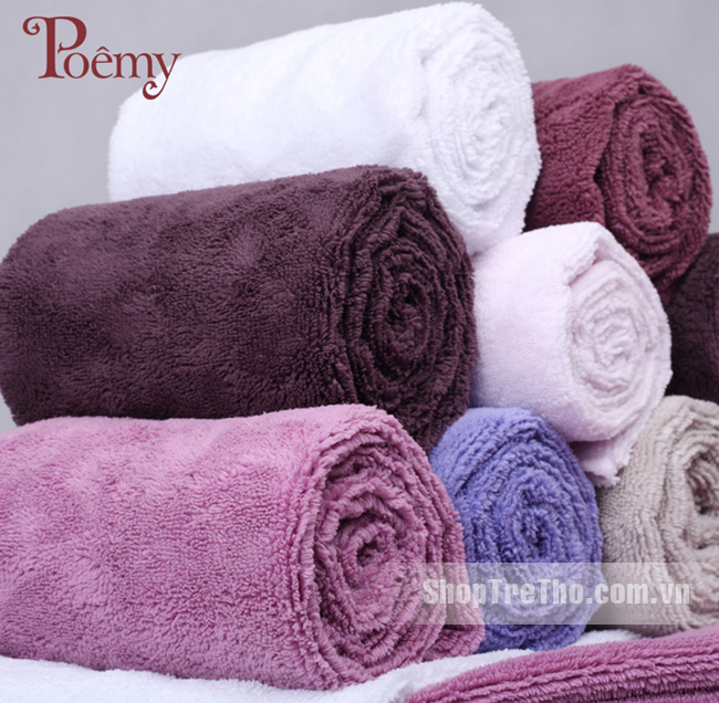 Khăn tắm Poêmy nhiều màu sắc ( 73 x 136 cm)
