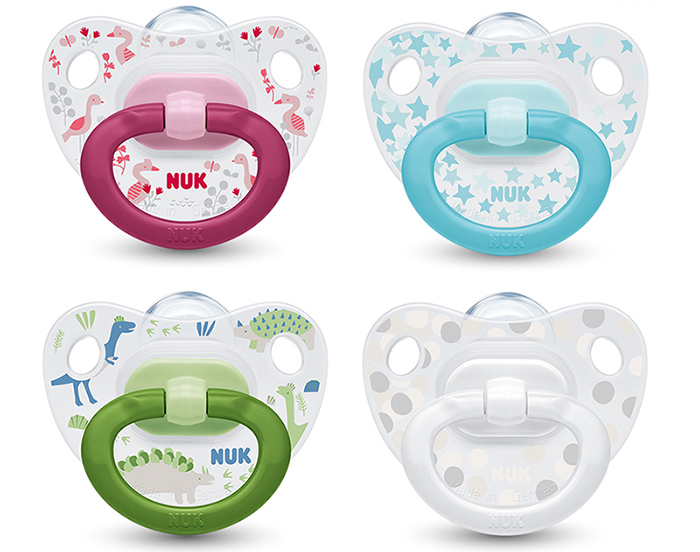 Bo 2 ty ngam Nuk Happydays Silicone NU31797 