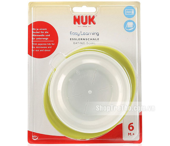 Bát đựng thức ăn có nắp đậy - Nuk 255192