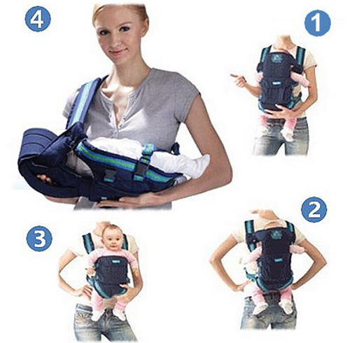 Địu em bé Naforye N99193 màu xanh