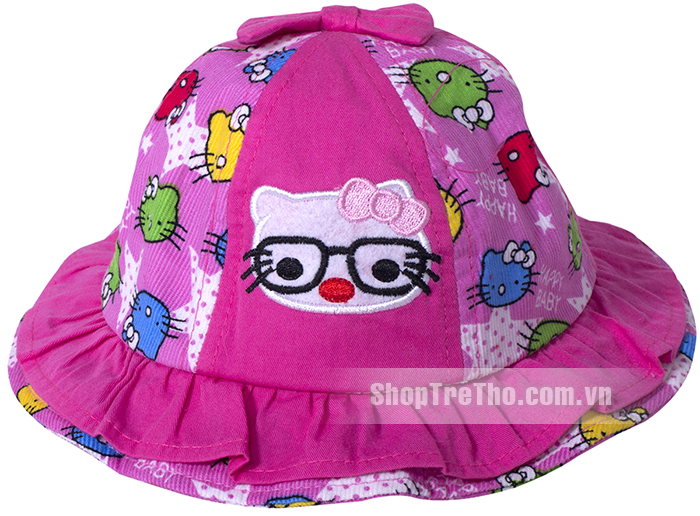 Mũ nhúm bèo xinh xắn, dễ thương cho bé gái 042