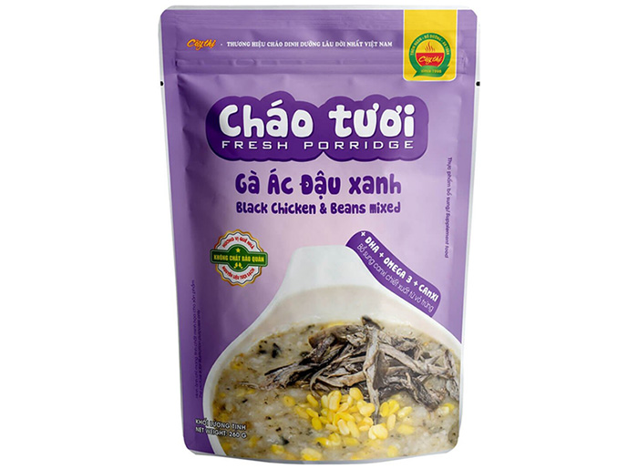 Chao tuoi Cay Thi ga ac, dau xanh 260g