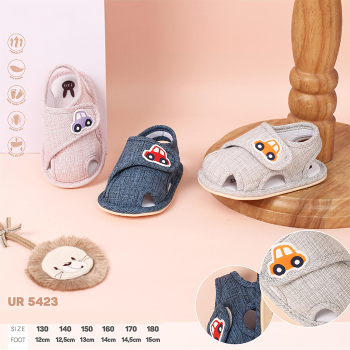 Sandal tập đi đế cao su non Uala UR5423